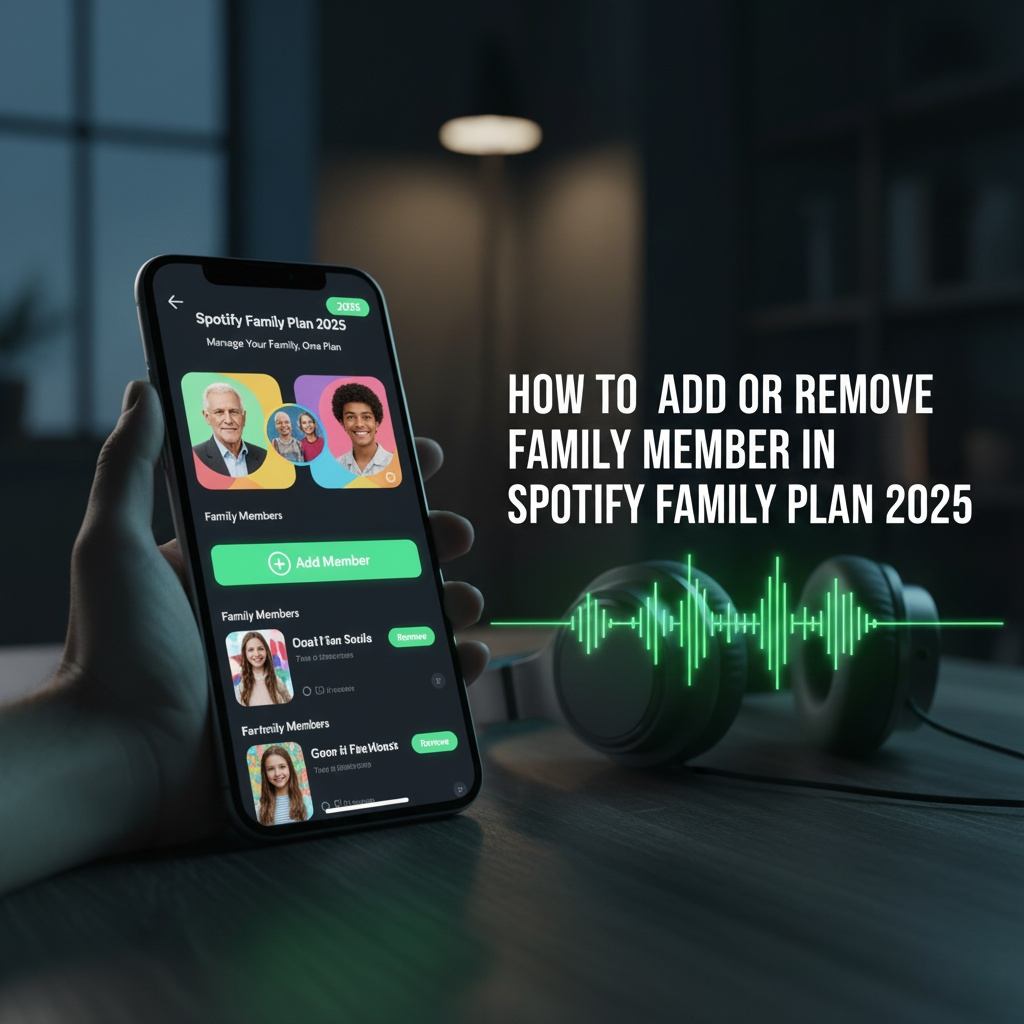 How to Add or Remove Family Members from Spotify Family Plan (2025)
